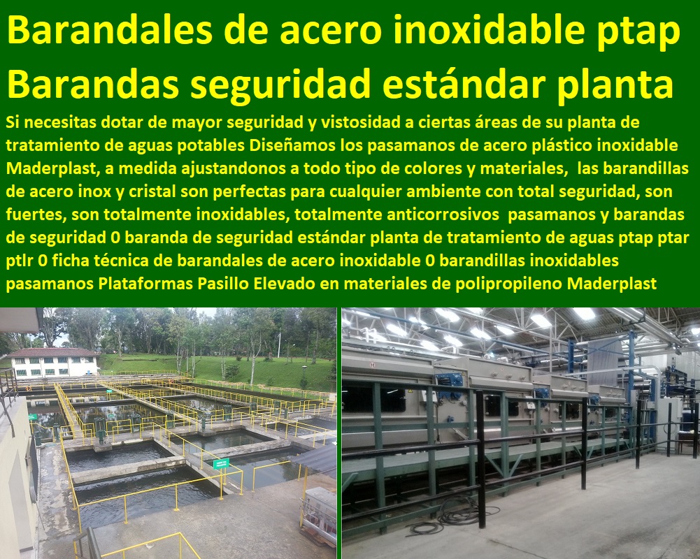 pasamanos y barandas de seguridad 0 baranda de seguridad estándar planta de tratamiento de aguas ptap ptar ptlr 0 ficha técnica de barandales de acero inoxidable 0 barandillas inoxidables pasamanos Plataformas Pasillo Elevado 1 Rápido donde puedo comprar cerca de mí, tapas de cámaras de inspección, plantas de tratamiento de lodos residuales ptl ptlr, asistencia inmediata, tanques subterráneos ptar ptap ptl,  desarenador, cotizar en línea skimmer, trampa de grasas, cajas de inspección, tapas de tanques, fábrica de piezas en polipropileno, comprar online,  tanques subterráneos, somos fabricantes de compuertas, teléfono celular whatsapp, Plantas de tratamiento de aguas residuales ptar, Como se hace plantas de tratamiento de aguas potables ptap, pasamanos y barandas de seguridad 0 baranda de seguridad estándar planta de tratamiento de aguas ptap ptar ptlr 0 ficha técnica de barandales de acero inoxidable 0 barandillas inoxidables pasamanos Plataformas Pasillo Elevado 1